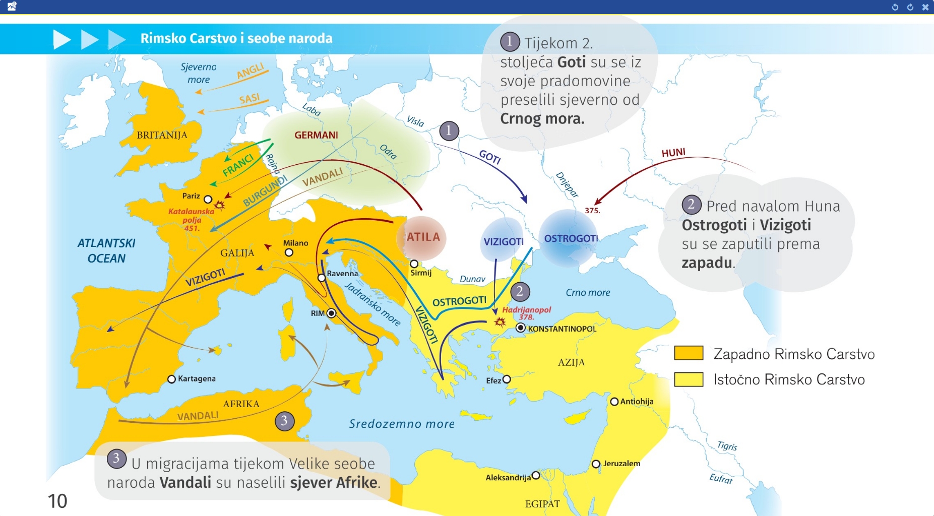 Karta Velike seobe naroda
